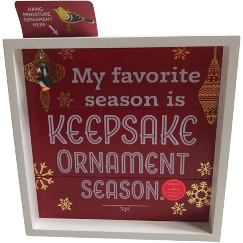 Hallmark My Favorite Season is Keepsake Wood Sign